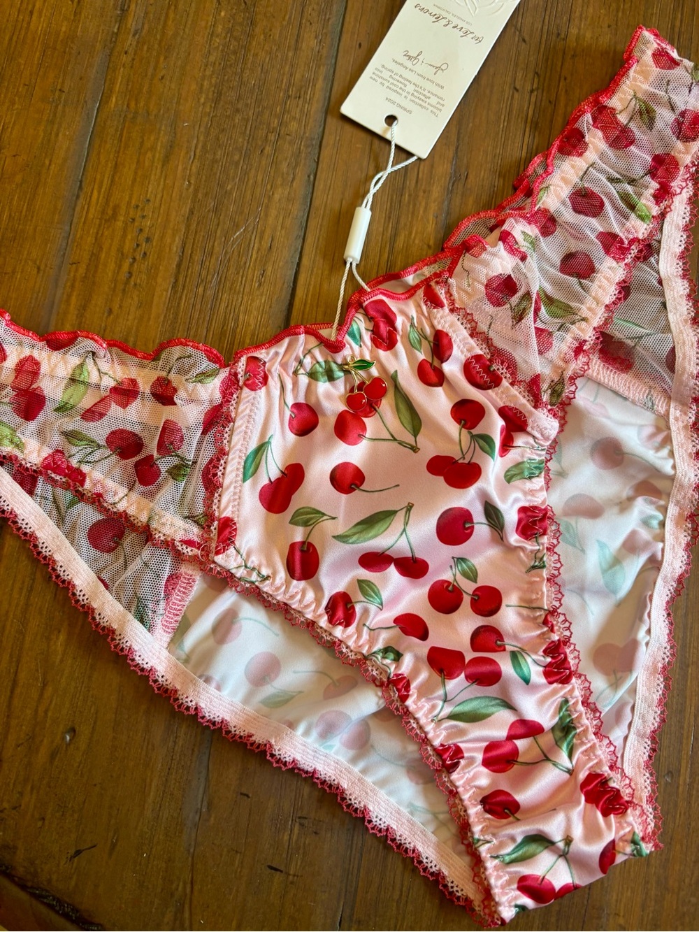 NWT for love and lemons cherries panties - Picture 9 of 10